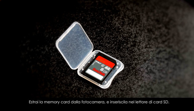 Extract your memory card..