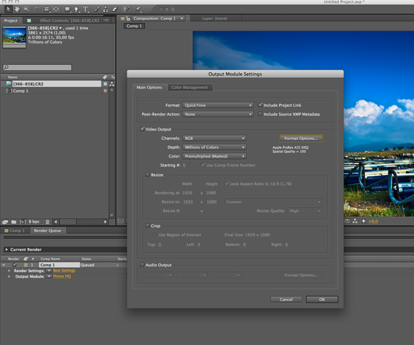 Tutorial - How to create a timelapse with After Effects
