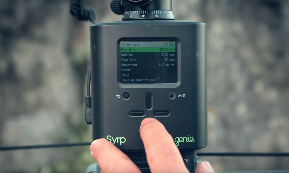 How to Setup the Syrp Genie for your astro time-lapse sequence